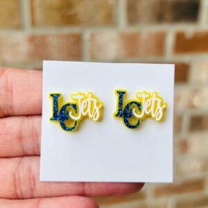 lake castle stud earrings