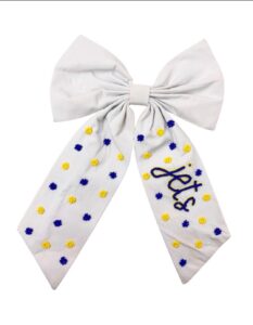 lake castle white hair bow