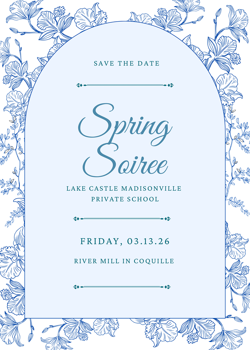 Spring Soiree Save the Date